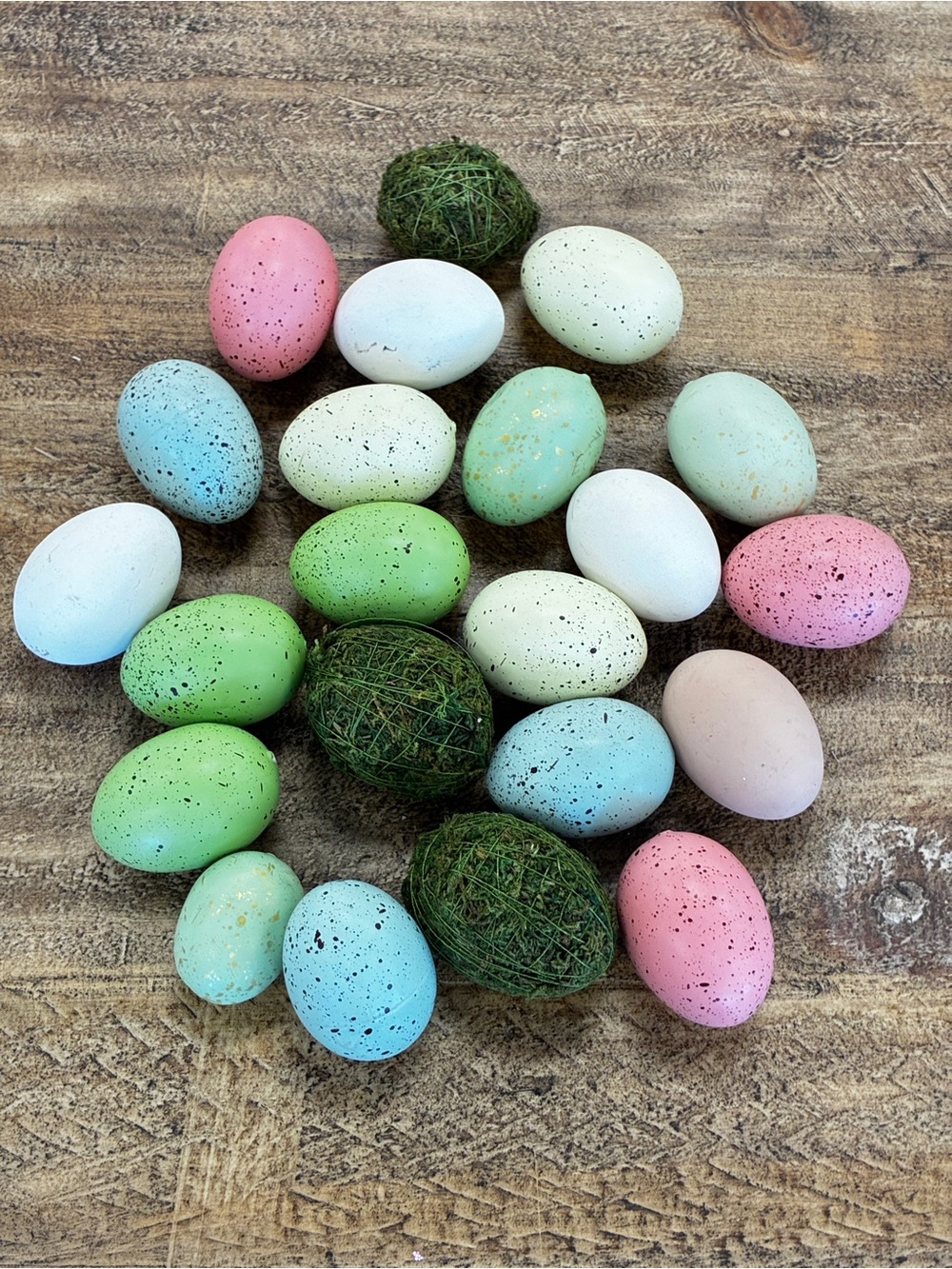 Pastel Speckled Decorative Eggs - Multi Color Set